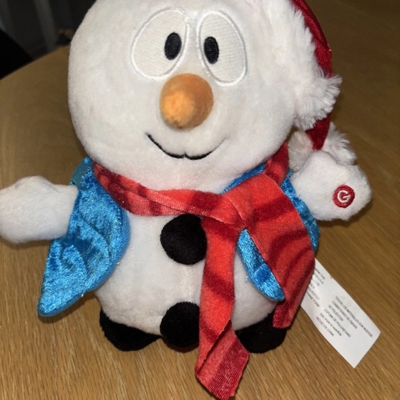 GIMMY TRIM A HOME WINTER WOBBLER SNOWMAN SINGS DECK THE HALLS TESTED RARE - Picture 6 of 14